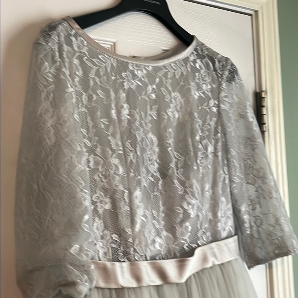 Beautiful Silver Elegant dress